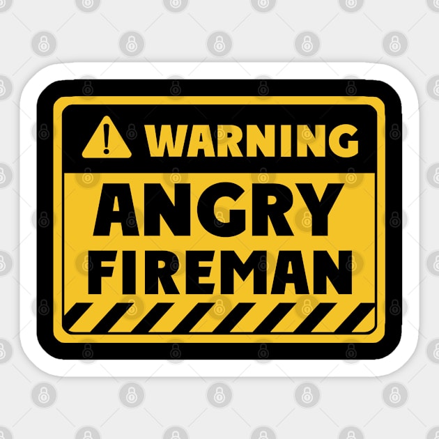 Angry fireman Sticker by EriEri